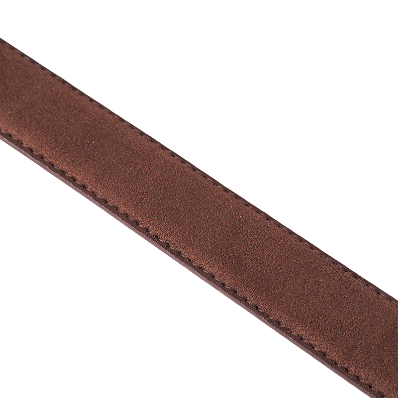 Vintage brauner Leder-Freizeitgürtel