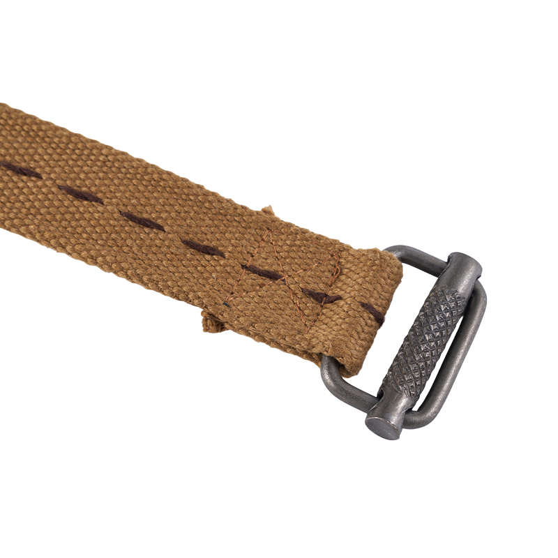 Vintage Khaki Canvas Webgürtel