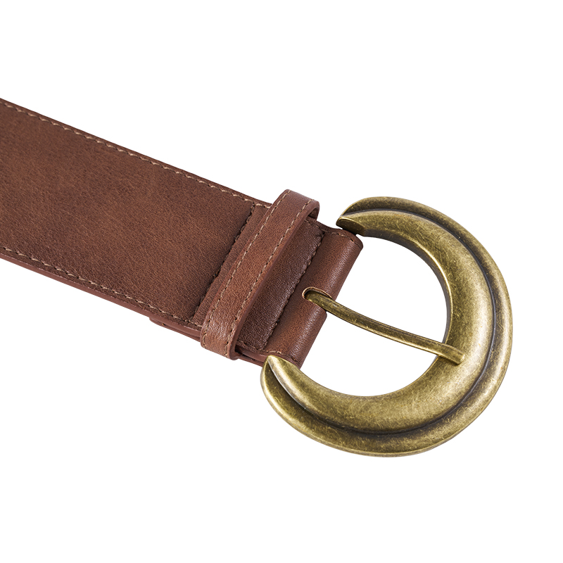 Vintage geflochtener Leder-Taillengürtel