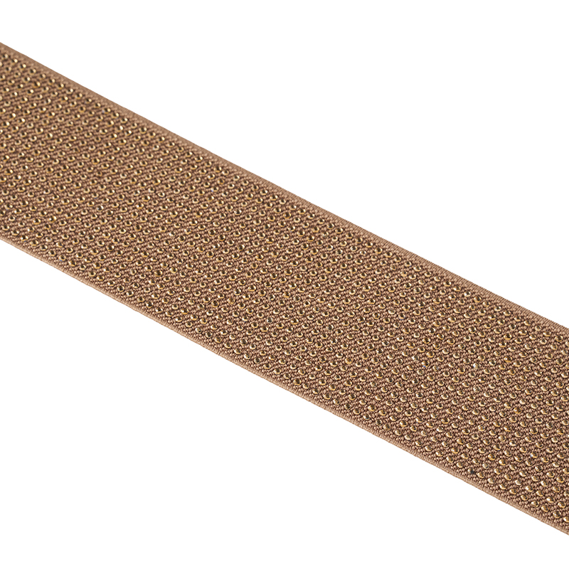Damengürtel mit goldener Schnalle und Twist-Textur