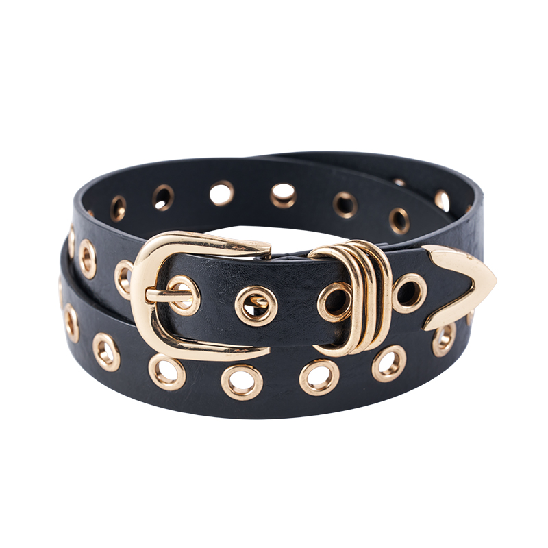 Rock-Ösengürtel im Hip-Hop-Stil mit Kette Rock-Ösengürtel im Hip-Hop-Stil mit Kette